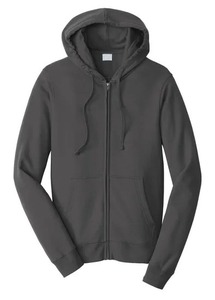 Pull lourd uni avec logo personnalisé 100% coton Sweats à capuche avec fermeture éclair coupe ample pour hommes Style Streetwear - Product Image 5