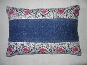 Funda de cojín de algodón con estampado de bloque de mano, patrón geométrico para el hogar, Hotel, funda de almohada decorativa de Año Nuevo, tema de vacaciones de Navidad - Product Image 4