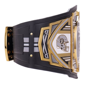 Ceinture de champion du monde poids lourd Ronpex International en laiton et cuir, épaisseur 3 cm, poids 5 kg, unisexe, adulte, lutte - Product Image 2