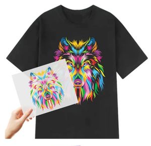 Wholesale <b>100</b>% Cotton Men's T-<b>Shirt</b> Customized Plus Size 260g Knitted Fabric Solid Pattern Blank Plain Weave DTF Printed - Product Image 5