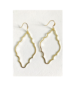 New Arrival Brass Simple <b>Earrings</b> Gold Color Circle Hoop <b>Earring</b> Gifts <b>Fashion</b> Jewelry for Woman Leaf Design - Product Image 2