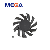 Mega 6010 50mm kipas braket segitiga bulat, kipas pendingin tanpa bingkai 60mm untuk Server