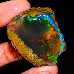 Wolo ไฟโอปอล, อัญมณีหลวม, พลอยหยาบโอปอลเอธิโอเปีย, พลอยโอปอลธรรมชาติ, โอปอลเอธิโอเปียนดิบ, 179 ct. R-212 - Product Image 4