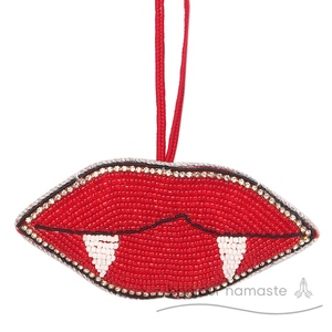 Árbol de vampiro gótico hecho a mano, adorno ecológico con cuentas, acabado brillante, figurita de Navidad inspirada en el crepúsculo para la vida - Product Image 2