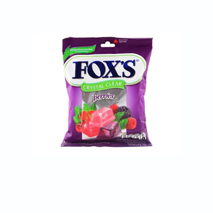 Caramelos Duros FOX'S CANDY BERRIES al por Mayor, Bolsas de 90 Gramos con Sabores Frutales y de Menta, Decoración con Patrones de Frutas Dulces -GPFDK052 - Product Image 1
