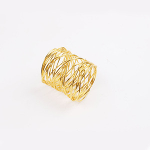 Anillos de Moda para la Industria, Crean una Experiencia Gastronómica Refinada, los Anillos de Servilleta de Metal Mejoran el Equilibrio Visual en la Mesa - Product Image 4