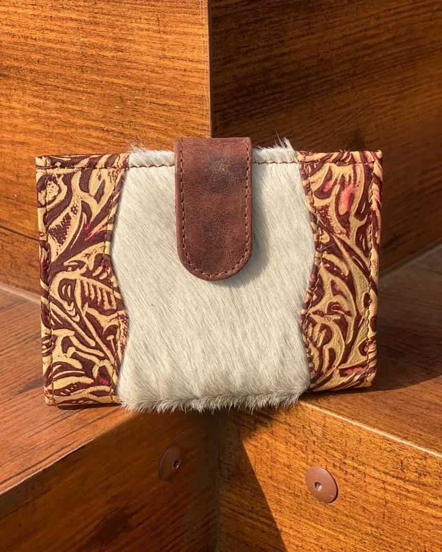 Brown With Golden Embossed Print