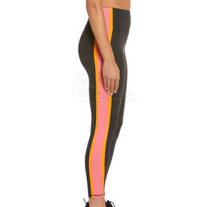Leggings de yoga de haute qualité, taille mi-haute élastique, respirants, écologiques, design personnalisable, vente en gros à prix réduit - Product Image 4