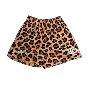 Pantalones cortos de baloncesto básicos de verano recortados para hombre, malla de poliéster de algodón liso Vintage, dos bolsillos con dobladillo lateral profundo, medio sólido - Product Image 6