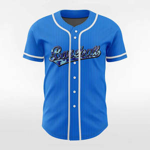 Maillot de baseball personnalisé pour homme, couleur sur mesure, impression par sublimation, 100 % polyester, séchage rapide, logo personnalisé, grandes tailles - Product Image 3