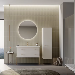 Luxury Milazzo <b>Bathroom</b> Cabinet with Ceramic Basin and Drawer - Product Image 1