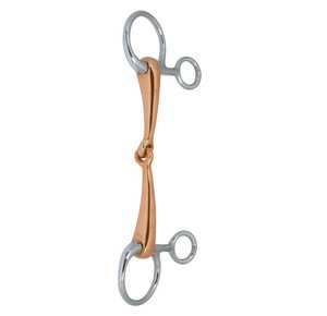 Broca de caballo con anillo en D inglés recién llegado con rodillos de cobre Fabricante de brocas ecuestres de alta calidad fabricado por TARIQ MFG CO - Product Image 1