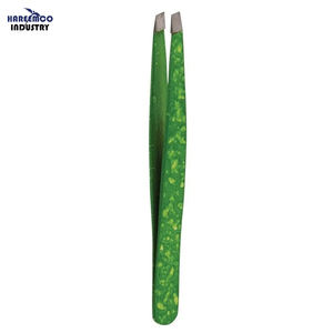 Pinzas Profesionales para Cejas con Logotipo Personalizado, Marca Privada, Alta Calidad, Punta Afilada, Acero Inoxidable - Product Image 1