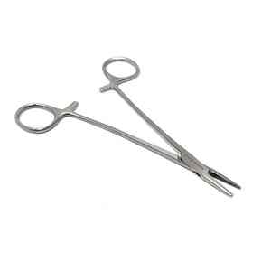 Porte-aiguille dentaire manuel en acier inoxydable de 14cm de conception personnalisée Mayo Hegar avec Suture 2025 Instruments chirurgicaux de modèle - Product Image 4