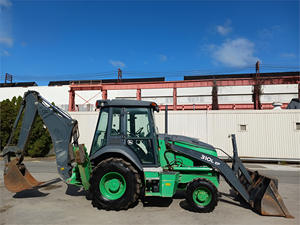 2018 DEERE 310L EP Factory Direct Mini retroexcavadora excavadora maquinaria de movimiento de tierra rueda Mini cargador motor diesel - Product Image 2