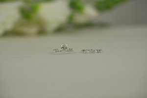 Bague de luxe en diamant cultivée en laboratoire taille poire VS1 clarté IGI SGL certifié or rose or argent vente en gros fournisseur de commande en gros - Product Image 4