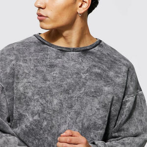 Diseño personalizado de su propio logotipo bordado hombres sudadera al por mayor Multi colores otoño desgaste cuello redondo 100% algodón polar alto - Product Image 3