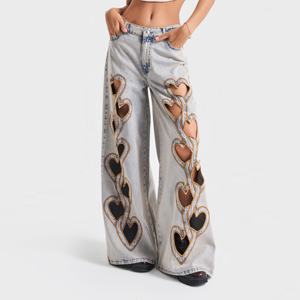 Ropa Casual de Moda para Todas las Temporadas, Jeans Holgados de Estilo Vintage Desgastado para Hombre, Estilo Recto, Verano, Calle, Personalizado - Product Image 3