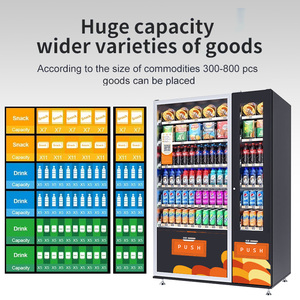 Máquina Expendedora Multifuncional de Monedas/Fichas, Máquina Expendedora de Alimentos y Bebidas de Autoservicio para Venta al por Mayor en EE. UU. y Europa - Product Image 4