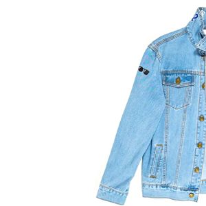 Para La Universidad Estatal, chaqueta vaquera de verano informal personalizada para mujer con bordado de botones, ropa TSU HBCU - Product Image 3