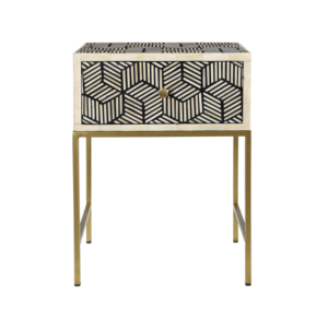 การออกแบบใหม่กระดูกและแม่ของลูกแพร์ฝังเตียงโต๊ะข้างที่ดีที่สุดสำหรับบ้านโรงแรมร้านอาหารห้องนอนปรับแต่งขนาดมือ Crafted อินเดีย - Product Image 3