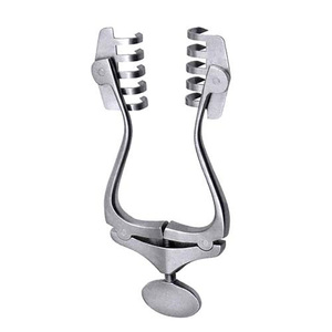 Rétracteur professionnel Jansen Wagner en acier inoxydable 5x5 broches pointues émoussées avec rétracteurs chirurgicaux à vis de réglage - Product Image 1