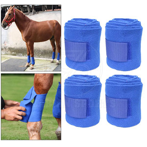 Envolturas de vendaje de polo de caballo duraderas para uso estable Envolturas de caballo de lana transpirable para protección de piernas - Product Image 4