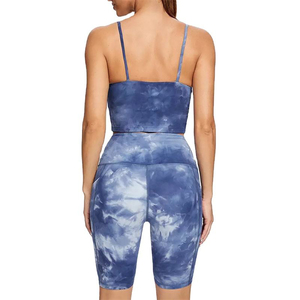 Conjuntos de Yoga de entrenamiento de alta calidad para mujer 2025 para verano 2025, ropa de diseño superior, conjuntos de mallas y sujetador para mujer, OEM personalizado - Product Image 2