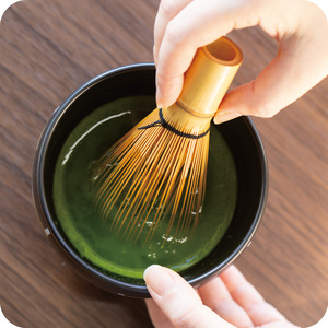 Fruity Steamed Matcha Blend Natural Peach Flavored Instant <b>Tea</b> Powder Artisan Latte Recipe Bulk/<b>Box</b>/Bag Packaging - Product Image 4