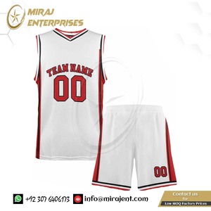 Maillot de basket-ball personnalisé pour hommes jeunes BSCI respirant personnalisé, vêtements de sport en gros Maillot de basket-ball réversible - Product Image 2