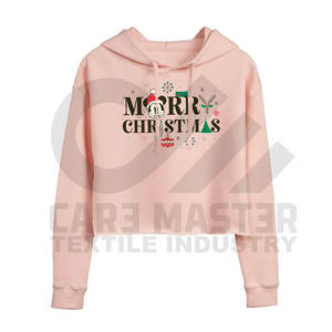 Crop <b>Top</b> Hoodie Women Clothing Blank Cropped Hoodie 2026 Custom <b>Ladies</b> Female Casual Set Hoodie For Woman - Product Image 3