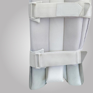 High Quality Lightweight Custom <b>Cricket</b> Batting Pads with Custom Size <b>White</b> Solid Color Custom Logo Durable Protective Gear - Product Image 6