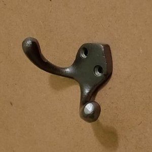 Antique Double Hanging <b>Cast</b> <b>Iron</b> Wall Mounted Heavy-Duty <b>Coat</b> <b>Hook</b> Brass <b>Coat</b> Rack Door Bathroom-Direct Manufacturer Low Price - Product Image 4