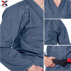 Uniforme de Judo y Artes Marciales de Algodón 100% 240g con Estampado Digital, Conjunto de Kimono BJJ Unisex para Adultos, Elástico y Resistente al Encogimiento, con Logotipo Delantero y Trasero - Product Image 6