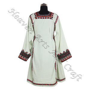 Vintage negro Afghani Balochi vestido hecho a mano Afghani/Irani/Balochi/pakistaní/indio BDR018 mujeres usan el mejor vestido de diseño Vintage - Product Image 4