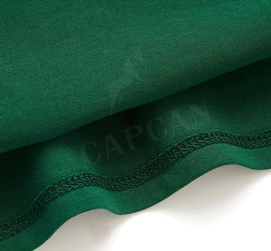 Camiseta recortada elegante para mujer Loose Fit O-cuello Logotipo personalizable Hecho en Pakistán Decoración de botones de invierno - Product Image 5