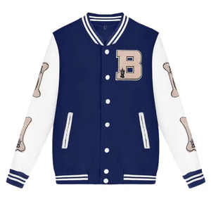 Chaqueta Letterman de Invierno Ecológica de Diseño Único y Súper Calidad para Hombre, Nueva Moda, Estilo Urbano - Product Image 3