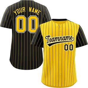 Maillot de baseball personnalisé boutonné chemise uniforme par sublimation broderie matériel sergé nom numéro équipe maille respirant USA Fit - Product Image 5