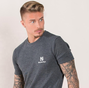 Camisetas de hombre de algodón 100% de alta calidad estilo juvenil fresco 220 gramos camisetas en blanco lisas personalizables - Product Image 3