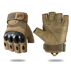 Gants tactiques demi-doigt hommes femmes enfants gants tactiques de plein air Sports spéciaux gants athlétiques demi-doigt en tricot - Product Image 1