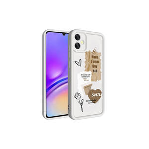 Coque de téléphone en silicone TPU de qualité supérieure JoieCreatif Classic Series pour Samsung Galaxy A05, brun foncé, protection de l'appareil photo, élégante et tendance - Product Image 2
