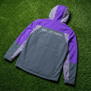 <b>men</b> purple gray hooded <b>jacket</b> <b>utility</b> <b>jacket</b> multi pocket <b>jacket</b> outdoor <b>jacket</b> workwear <b>jacket</b> lightweight <b>jacket</b> zip up <b>jacket</b> - Product Image 2