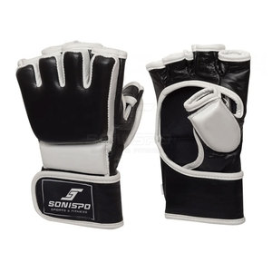 2024 meilleure qualité pas cher prix MMA gants en cuir bas quantité minimale de commande meilleur style fabriqué en pour les arts martiaux et la boxe - Product Image 1