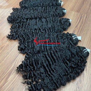 VENTA FLASH Máquina rizada birmana paquetes de cabello de trama extensiones de cabello humano vietnamita sin sintético sin enredos - Product Image 4