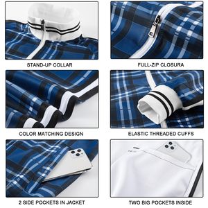 Conjunto de chaqueta y pantalones de chándal de 2 piezas personalizados Conjunto de sudadera de mujer de alta calidad Ropa deportiva Gimnasio Conjunto de chándal de algodón y lana para hombre - Product Image 5