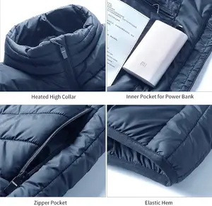 Adjustable Size Custom Fit Winter Heating Fleece Vest With Adjustable Warmth Heated Outerwear With Variable Size