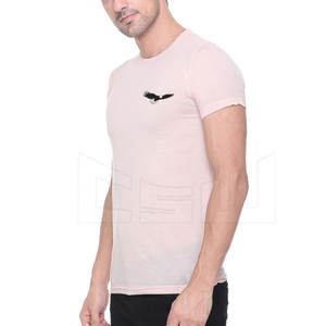 Venta al por mayor camiseta de moda para hombre logotipo personalizado hecho de poliéster/Tela de punto de algodón - Product Image 2