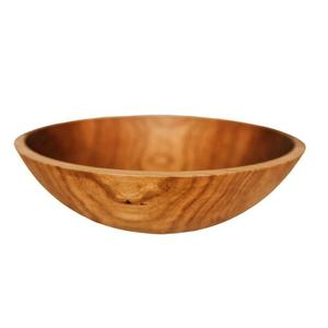 Customized Eco-Friendly <b>Bamboo</b> Wood Serving <b>Bowls</b> Highly Durable Salad Dough Fruit Household Restaurant Food Use - Product Image 3