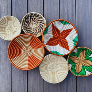 Décoration murale à suspendre Décoration murale tissée à la main haute performance Artisanat Couleur personnalisée Fabricant du Vietnam - Product Image 4