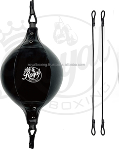 Bola de velocidad de entrenamiento de reflejo de boxeo de nivel superior Bolas de perforación de ejercicio en casa de cuero cortical sólido - Product Image 2